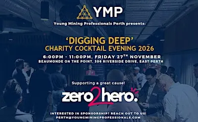 Digging Deep: YMP Perth Charity Cocktail Evening 2026