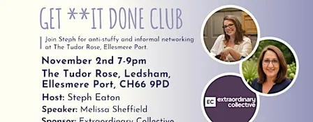 GET **IT DONE CLUB Ellesmere Port - November Co-work and Connect
