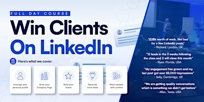 Win Clients on LinkedIn: Social Selling Full Day Course - Hollywood