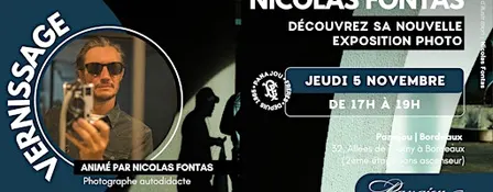 VERNISSAGE EXPOSITION // NICOLAS FONTAS // JEUDI 5 NOVEMBRE