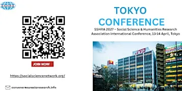2027 Social Science & Humanities Research Assoc Inter Conf, April, Tokyo