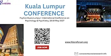 PsyCon K L–International Conf on Psychology & Psychiatry,18-19 May 2027