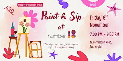Paint n Sip at Number 18