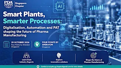 PDA Singapore Chapter: Smart Plants, Smarter Processes