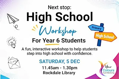 Next Stop: HIGH SCHOOL Workshop