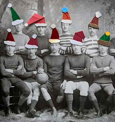 Festive collage evening