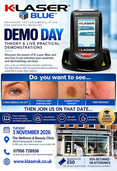 K-LASER BLUE AESTHETICS DEMO DAY