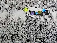 Festive collage morning