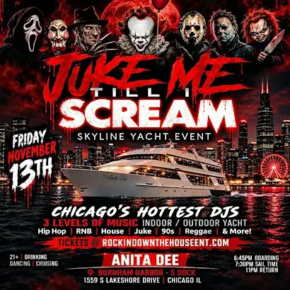 Juke Me Til I Scream Friday The 13th Yacht Party (3 Levels) Chicago