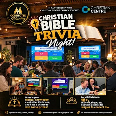 Christian (Bible) Trivia Night Toronto.