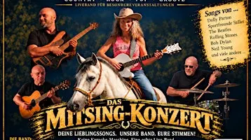 Mitsing Konzert mit der Band The Rollin’ Horses