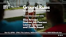 Ground Rules: Temporary & Ephemeral Public Art
