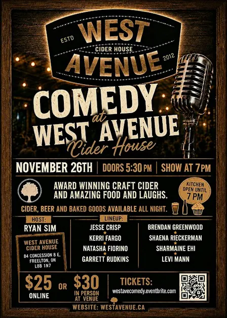 West Avenue Comedy Night