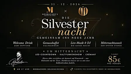Silvester im Restaurant Mosbacher's