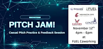 Pitch Jam! Casual Pitch Practice & Feedback Session FUEL Edition