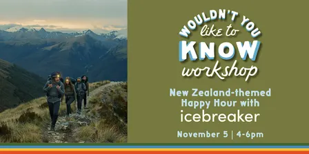 New Zealand Themed Happy-Hour with icebreaker