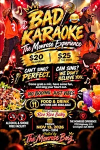 Bad KARAOKE bash!
