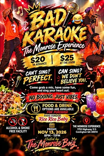 Bad KARAOKE bash!