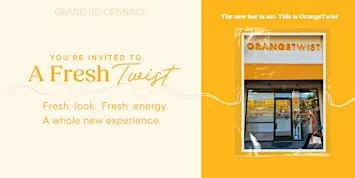 A FRESH TWIST: OrangeTwist Reno Grand Re-Opening