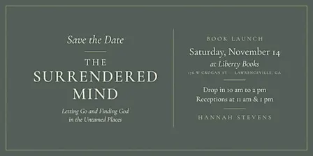 The Surrendered Mind Book Launch with Hannah Stevens