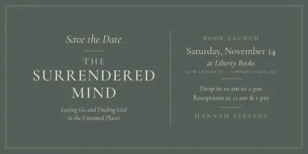The Surrendered Mind Book Launch with Hannah Stevens