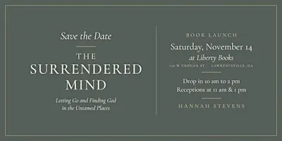 The Surrendered Mind Book Launch with Hannah Stevens