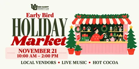 Early Bird Holiday Market at Ken Garff University Club