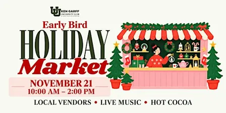 Early Bird Holiday Market at Ken Garff University Club
