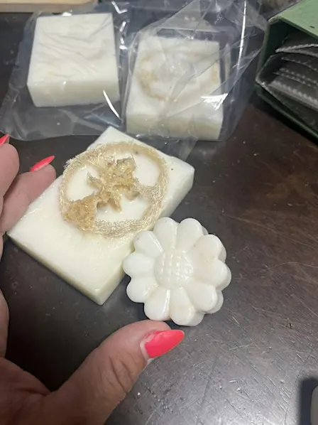 Cold Process Soap Making 101: Basics with locally grown loofahs