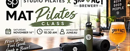 Mat Pilates Pop-up and Pints at 3rd Act Brewery