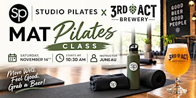 Mat Pilates Pop-up and Pints at 3rd Act Brewery