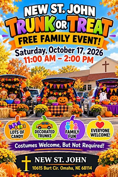 FREE Trunk or Treat – New St. John COGIC – Omaha