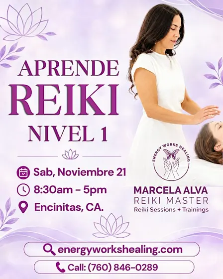 CLASE DE REIKI EN ESPAÑOL & AUTOSANACIÓN