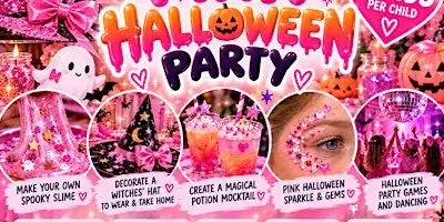 Children's Pink Hallowen Party