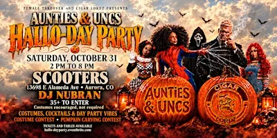 Aunties & Uncs & Cigar Lordz Hallo-Day Party