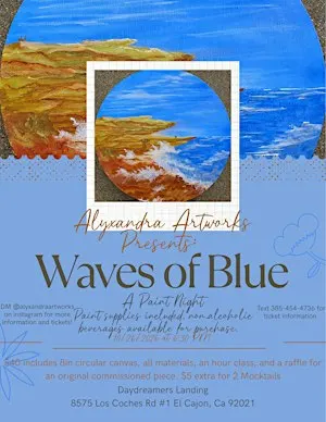 Waves of Blue - A Paint Night