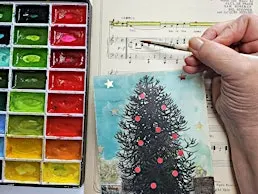 Watercolours for Wellness: HOLIDAY VINTAGE PHOTO PAINTING