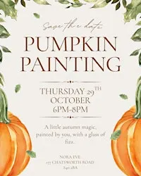 Pumpkin Painting at Nora Eve