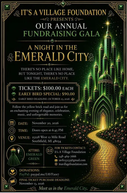 Annual Scholarship Fundraising Gala: A Night in the Emerald City