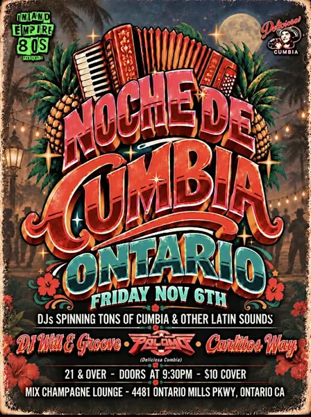Noche de Cumbia in Ontario! Nov 6th