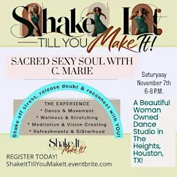 Shake it Till You Make It! Dance and Wellness Workshop
