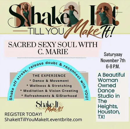 Shake it Till You Make It! Dance and Wellness Workshop