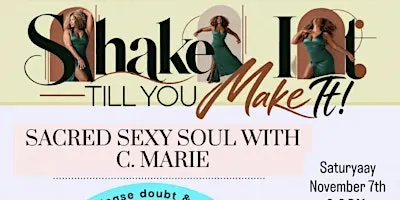Shake it Till You Make It! Dance and Wellness Workshop