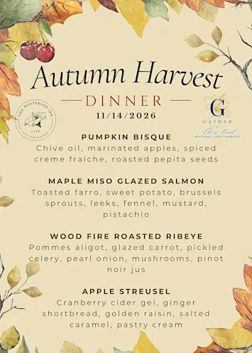 A Taste of New England: An Autumn Dinner with Chris Viaud