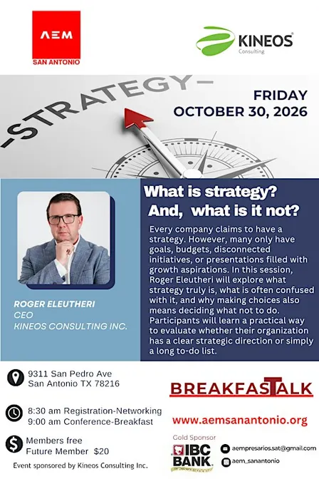 Breakfastalk: What is Strategy? and What is Not?
