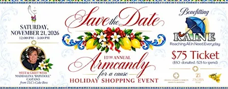 Armcandy for a Cause X RAINE Foundation Fundraiser  Shopping Event