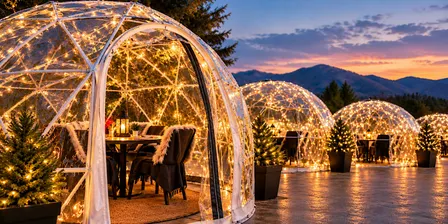 Igloo Dining at Winterfest