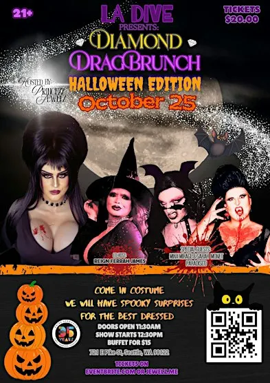 Diamond Halloween Drag Brunch at La Dive