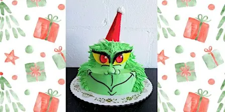 Grinch Cake Class - Fayetteville