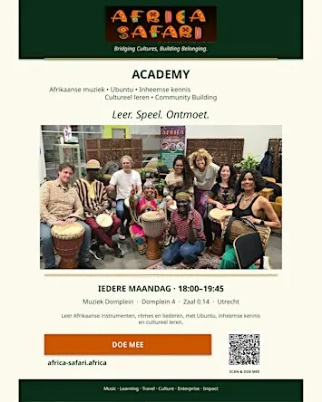Africa Safari Academy Utrecht — Leer. Speel. Ontmoet.